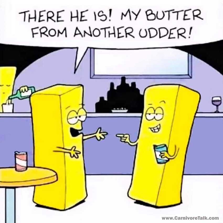 Butter is your friend!