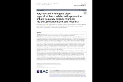 More information about "Ketogenic diet and prevention of high‑frequency episodic migraines"