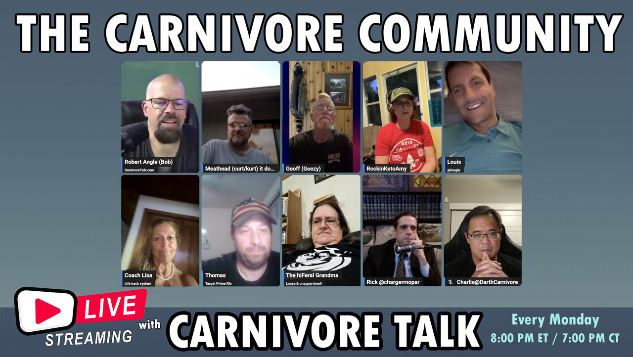 The Carnivore Community - Join Us Onscreen!