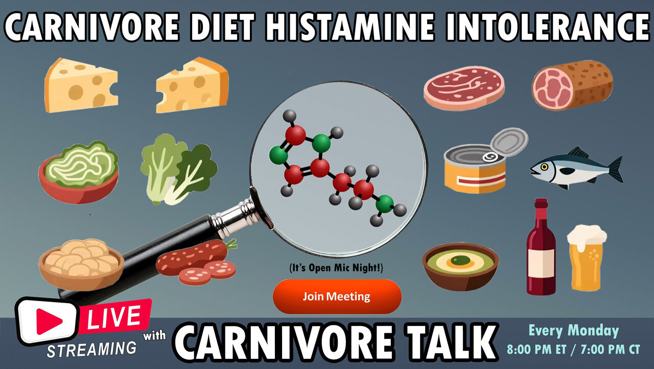 Histamine Response to Eating a Carnivore Diet