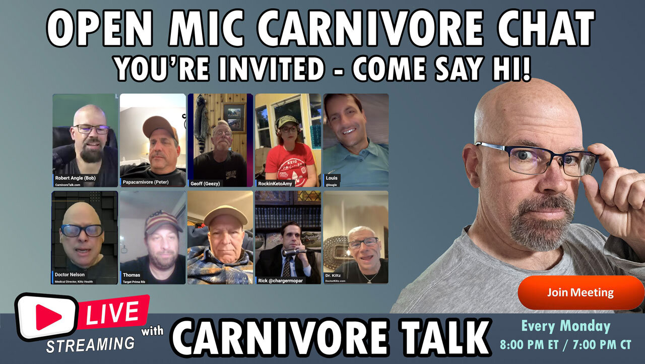 Open Carnivore Chat - Pull Up a Chair & Talk