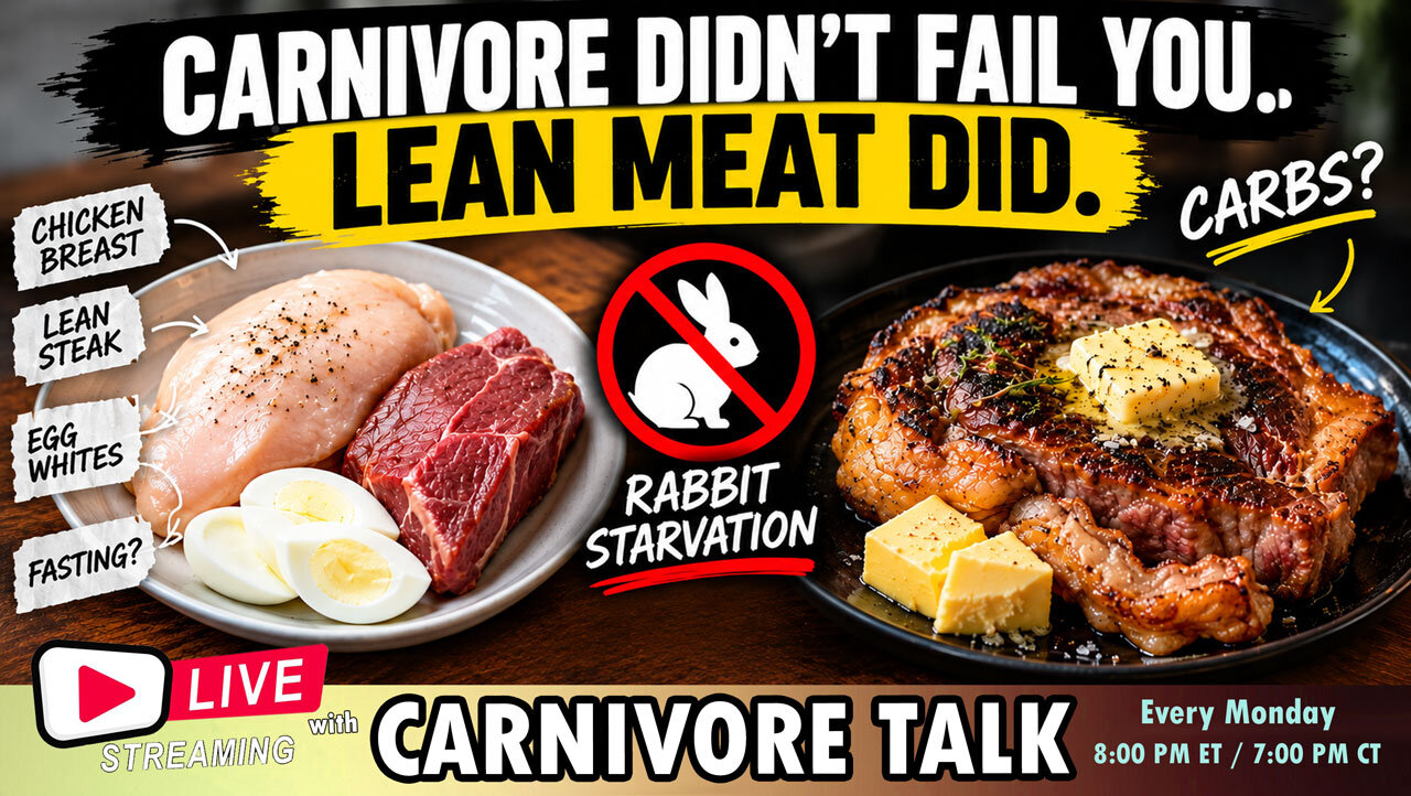 Carnivore didn’t fail you. Lean meat did.